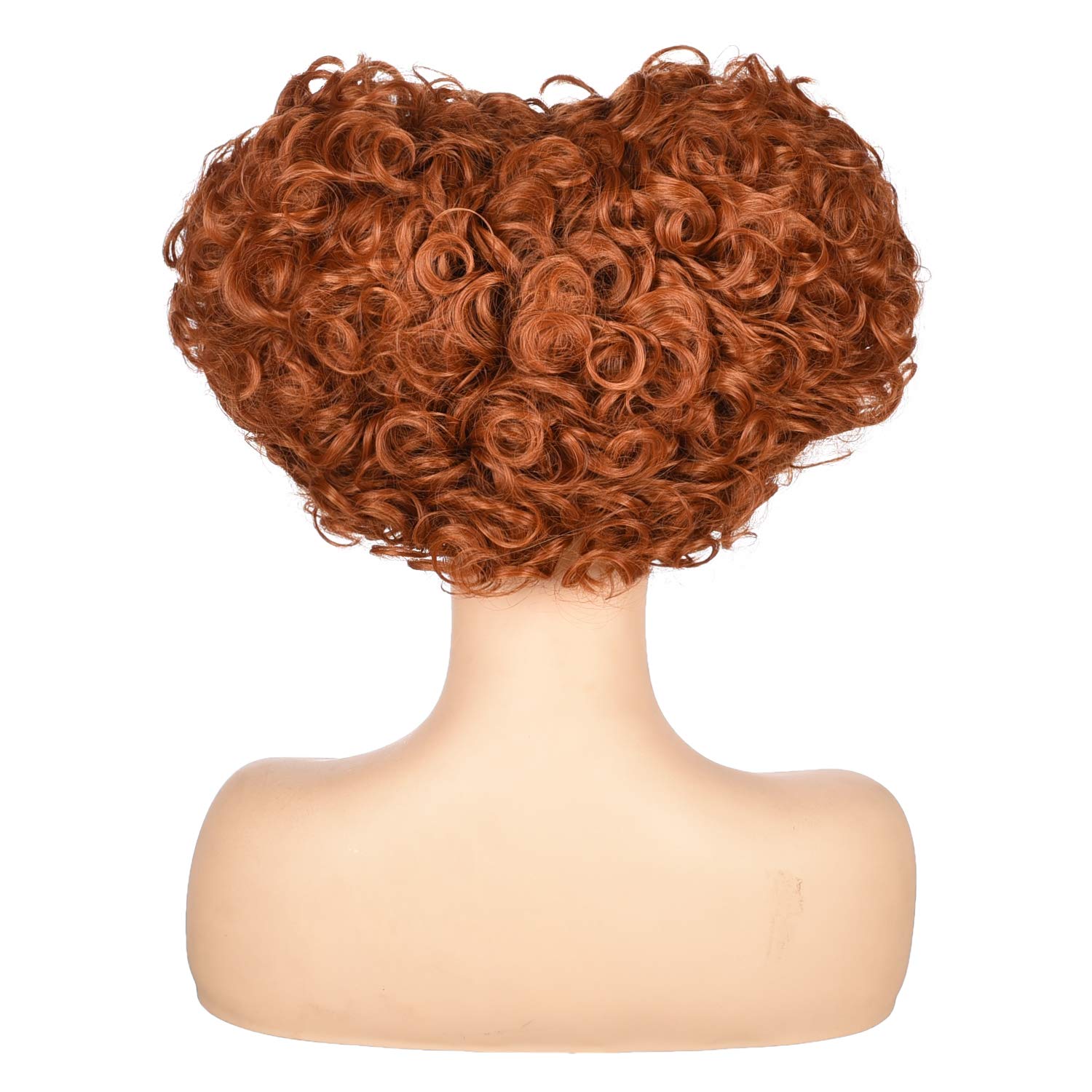 Short Beehive Brown Winifred Sanderson Cosplay Wig for Women - Perfect for Halloween Costumes, Disney Hocus Pocus Parties & Themed Events