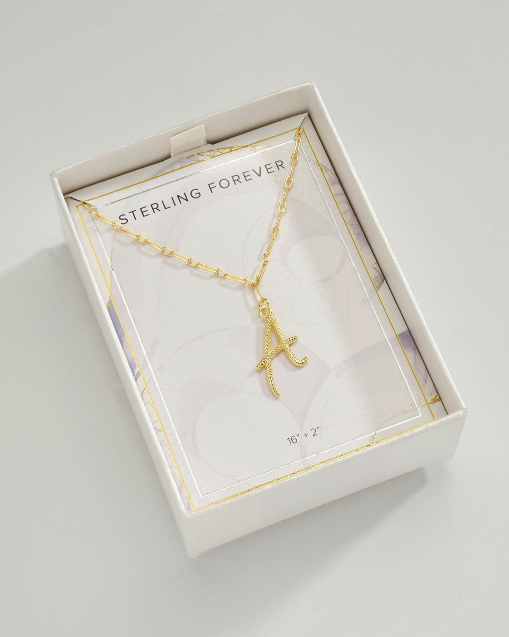 Personalized Textured Initial Charm Pendant Necklace for Women - Custom Name Letter Jewelry Gift for Her, Birthday, Anniversary, Valentine's Day