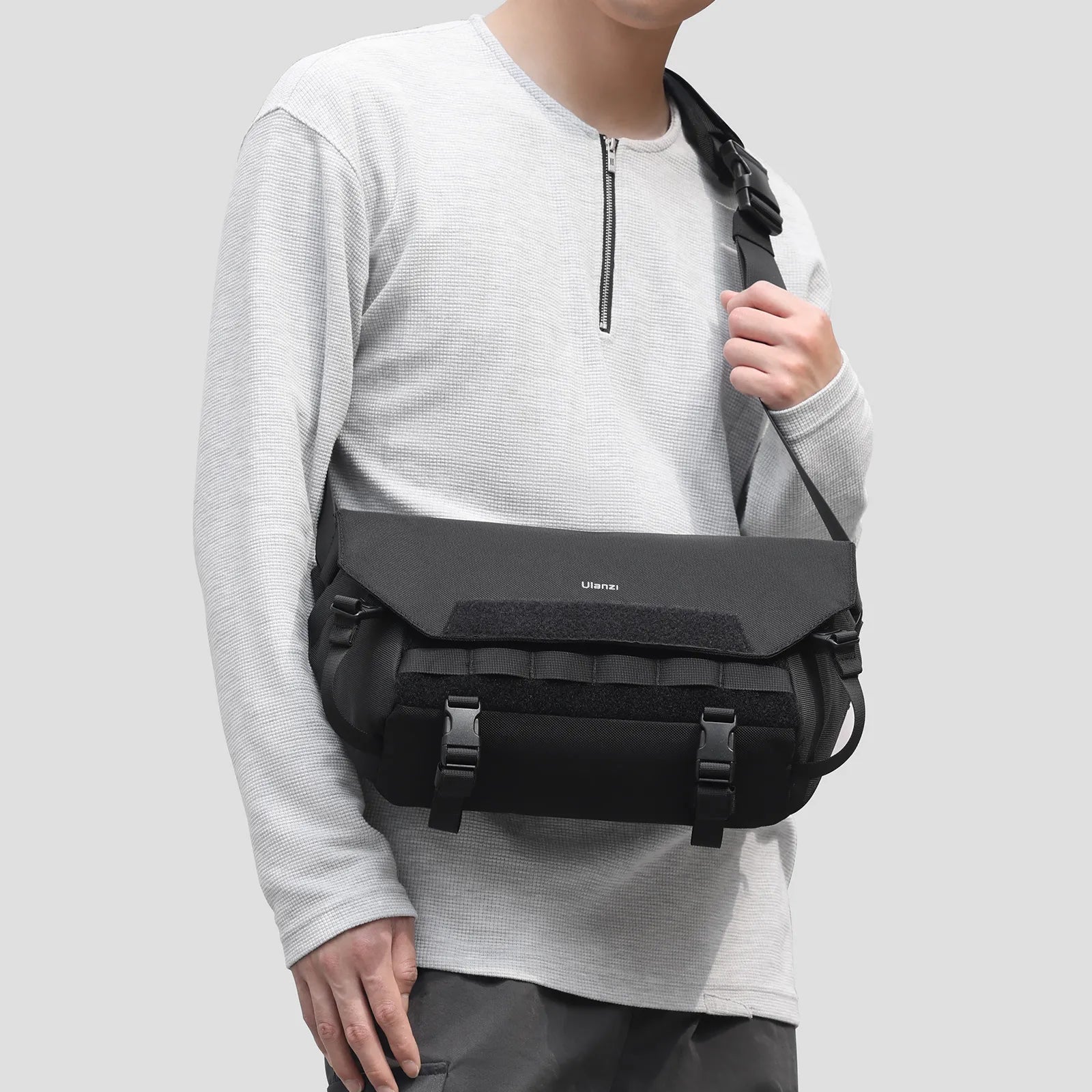 Ulanzi BC08 Camera Sling Bag - Waterproof DSLR/SLR Shoulder Bag for Photographers - Perfect for Travel, Hiking & Outdoor Photography (Model B010)