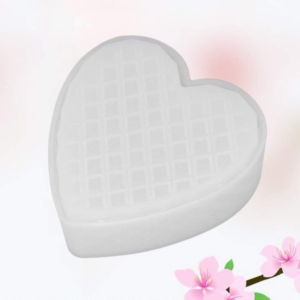 Heart Shaped Silicone Gel Molds for DIY Soap Making, Jewelry Storage, Epoxy Resin Crafts - 1 Piece - Perfect for Bathroom Organizers, Handmade Gifts & Craft Projects