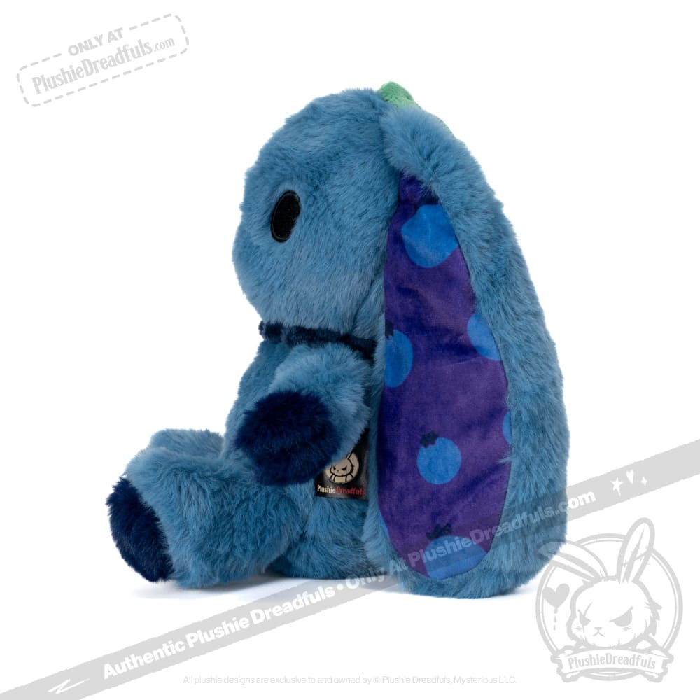 Plushie Dreadfuls Blueberry Bunny Stuffed Animal - Soft Plush Toy for Kids, Cute Bunny Plushie for Bedroom Decor & Gift Giving