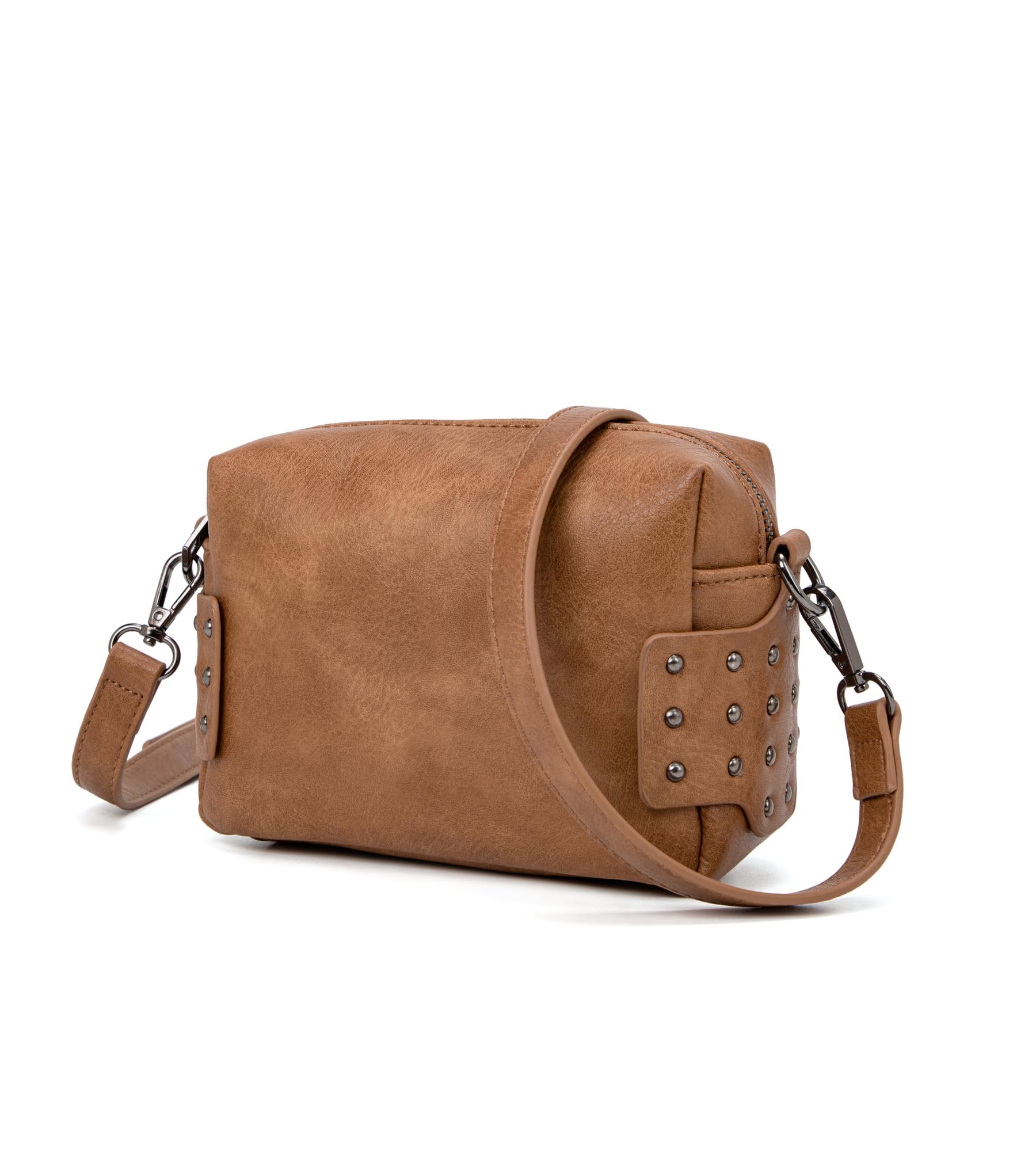 Vintage Vegan Leather Crossbody Bag for Women - Stylish Camera Purse for Travel & Daily Use