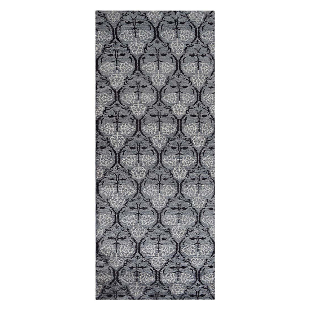 Hand Knotted Gladiolus Floral Area Rug - Soft & Durable for Living Room, Bedroom, or Nursery Decor