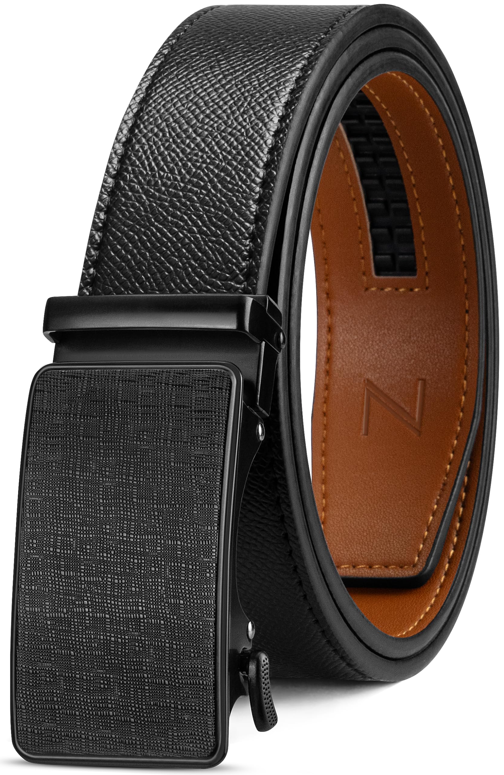 Premium Men's Ratchet Dress Belt - 1 3/8