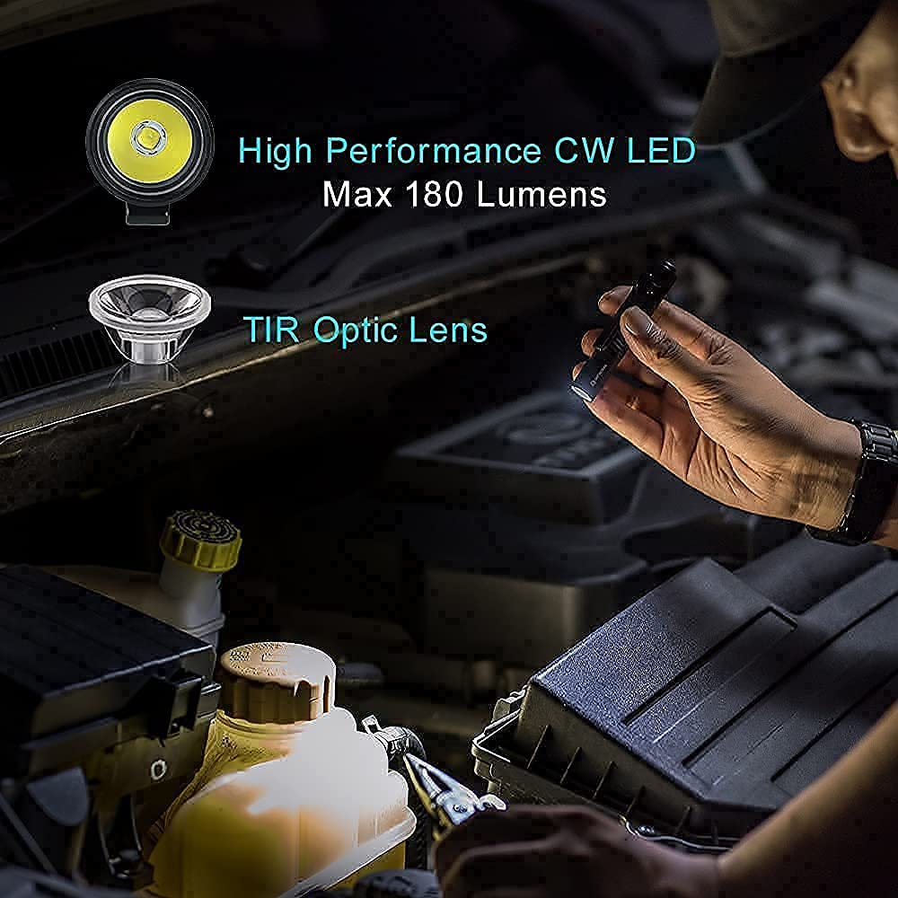 Olight Perun 2 2500 Lumens Rechargeable LED Headlamp with I3T EOS 180 Lumens Flashlight Bundle - Ultra-Compact, Multi-Functional for Camping, Hiking, Outdoor Adventures & Emergency Use
