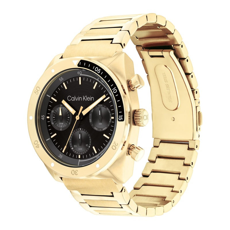 Calvin Klein Flex Gold Steel Watch 25200465 - Stylish & Durable Men's Timepiece for Business & Casual Wear