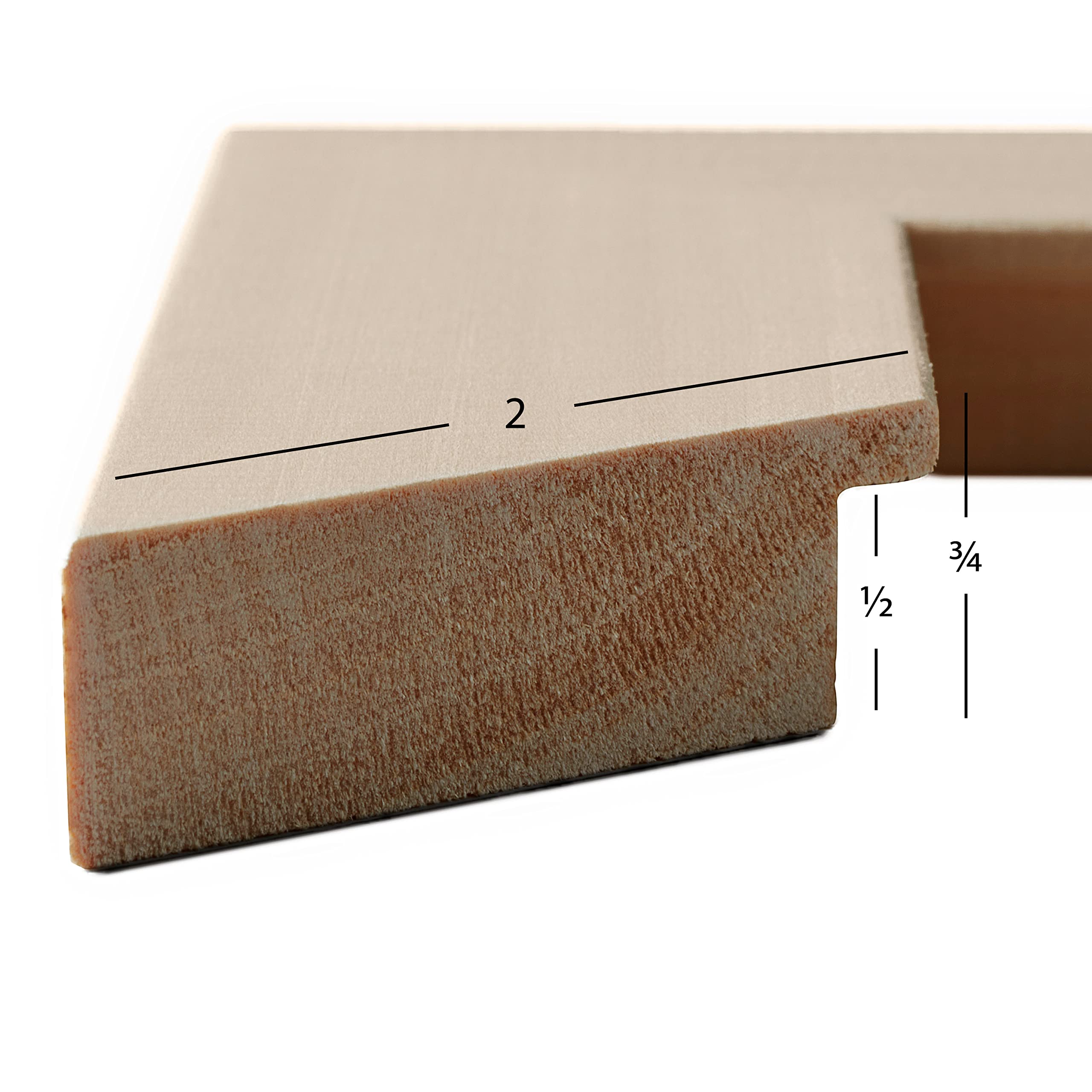 11x14 Inch DIY Unfinished Wood Picture Frame - Natural for Wall Art & Photos