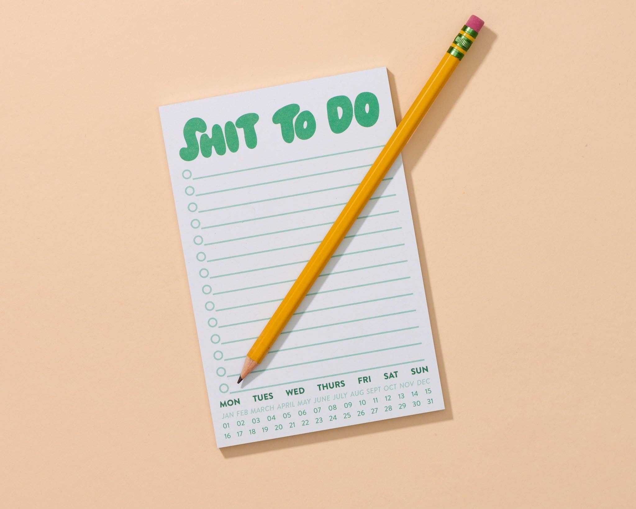 Funny To-Do List Notepad - Motivational Checklist & Productivity Planner for Daily Tasks, Work, Goals & Errands - Perfect for Office, Home & School Organization
