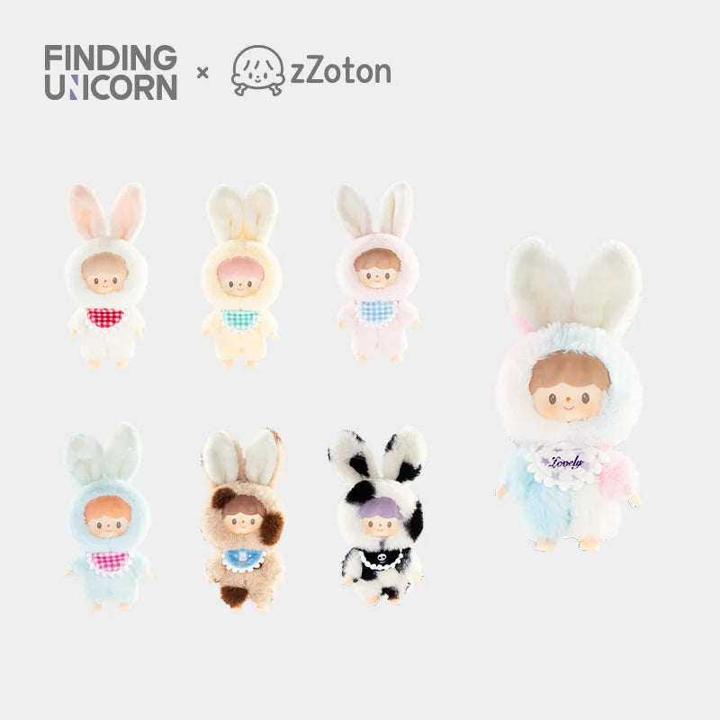 Finding Unicorn zZoton Delicious Bunny Series Blind Box - Cute Collectible Vinyl Figures for Anime Lovers, Perfect for Home Decor, Office Display & Gift Giving