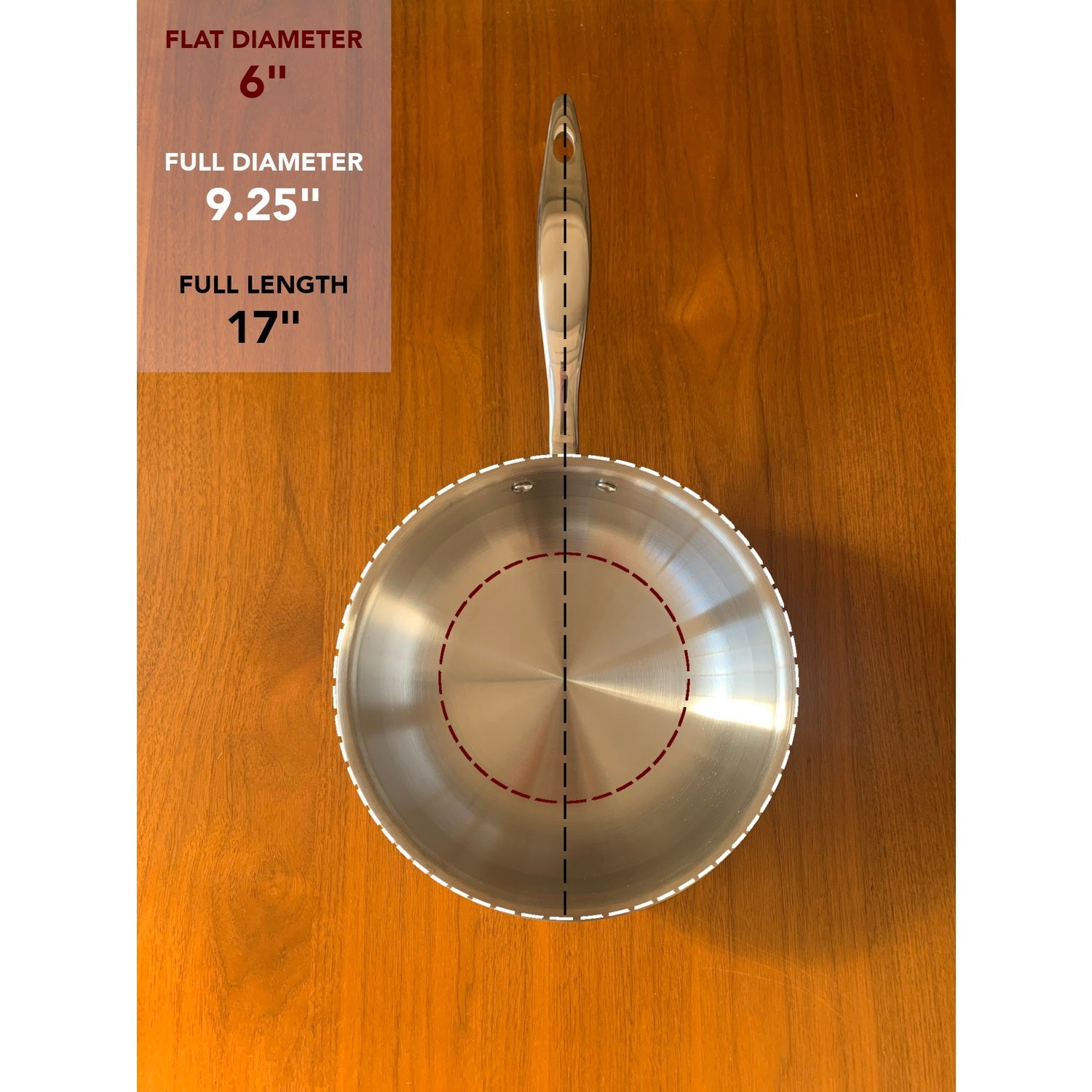 Premium Titanium 3-Quart Saucier Pan with Glass Lid - Professional Cookware for Sauces, Stews & Pasta - Ideal for Home Chefs & Gourmet Cooking