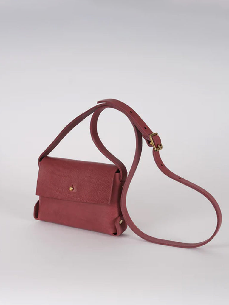 Kate Sheridan Jigsaw Bag in Raspberry - Stylish Crossbody Purse for Women, Perfect for Travel, Work & Everyday Use