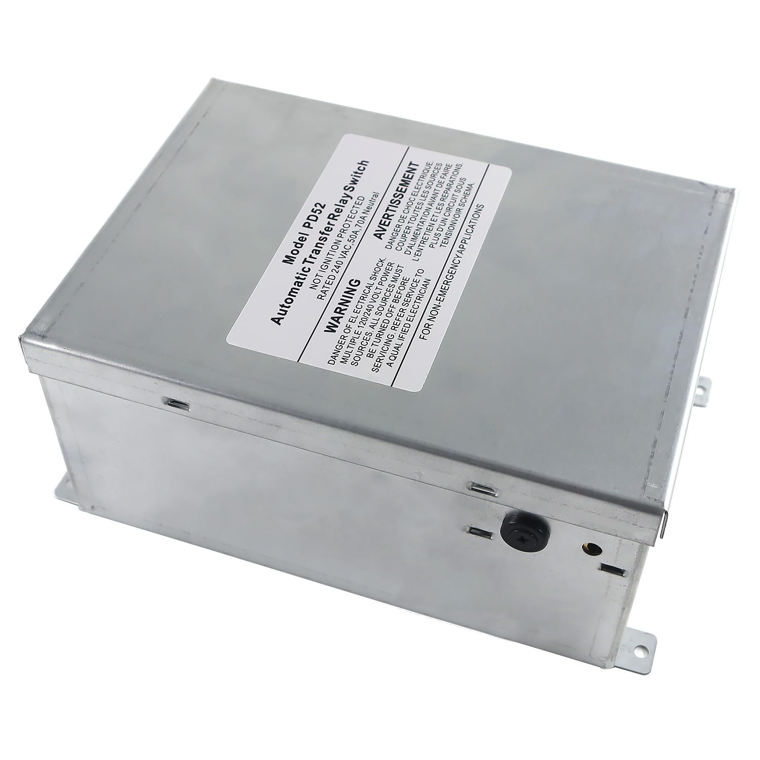 50 Amp Automatic Transfer Switch for RV & Boats - 120/240V AC Power Transfer Relay - Heavy Duty Electrical Switch for Campers, Yachts & Marine Use - Perfect for Seamless Power Transition in Outdoor Adventures