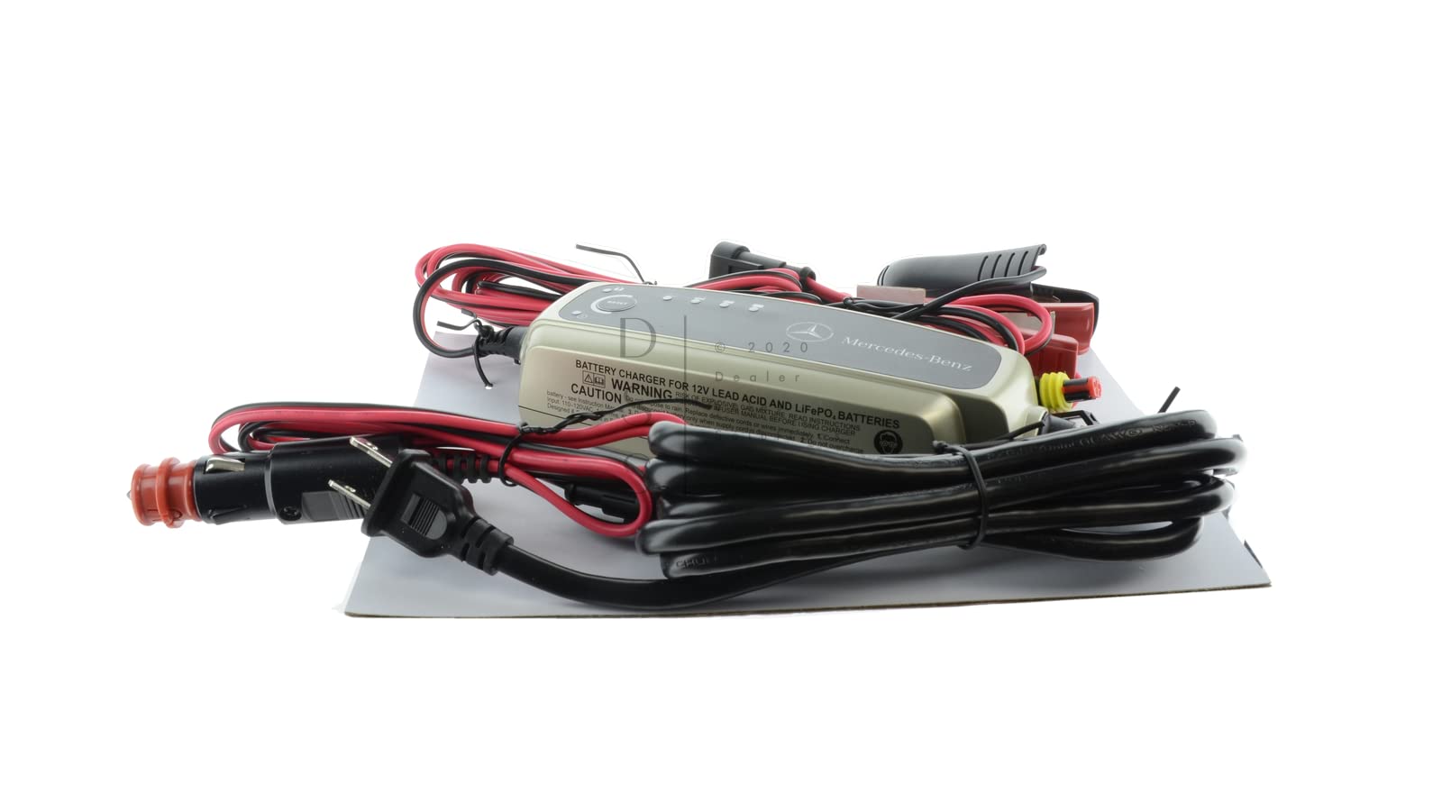 Original Mercedes-Benz 5A Smart Battery Charger with Trickle Charge - Car, Boat & Motorcycle Battery Maintainer - Ideal for Winter Storage & Long-Term Vehicle Maintenance