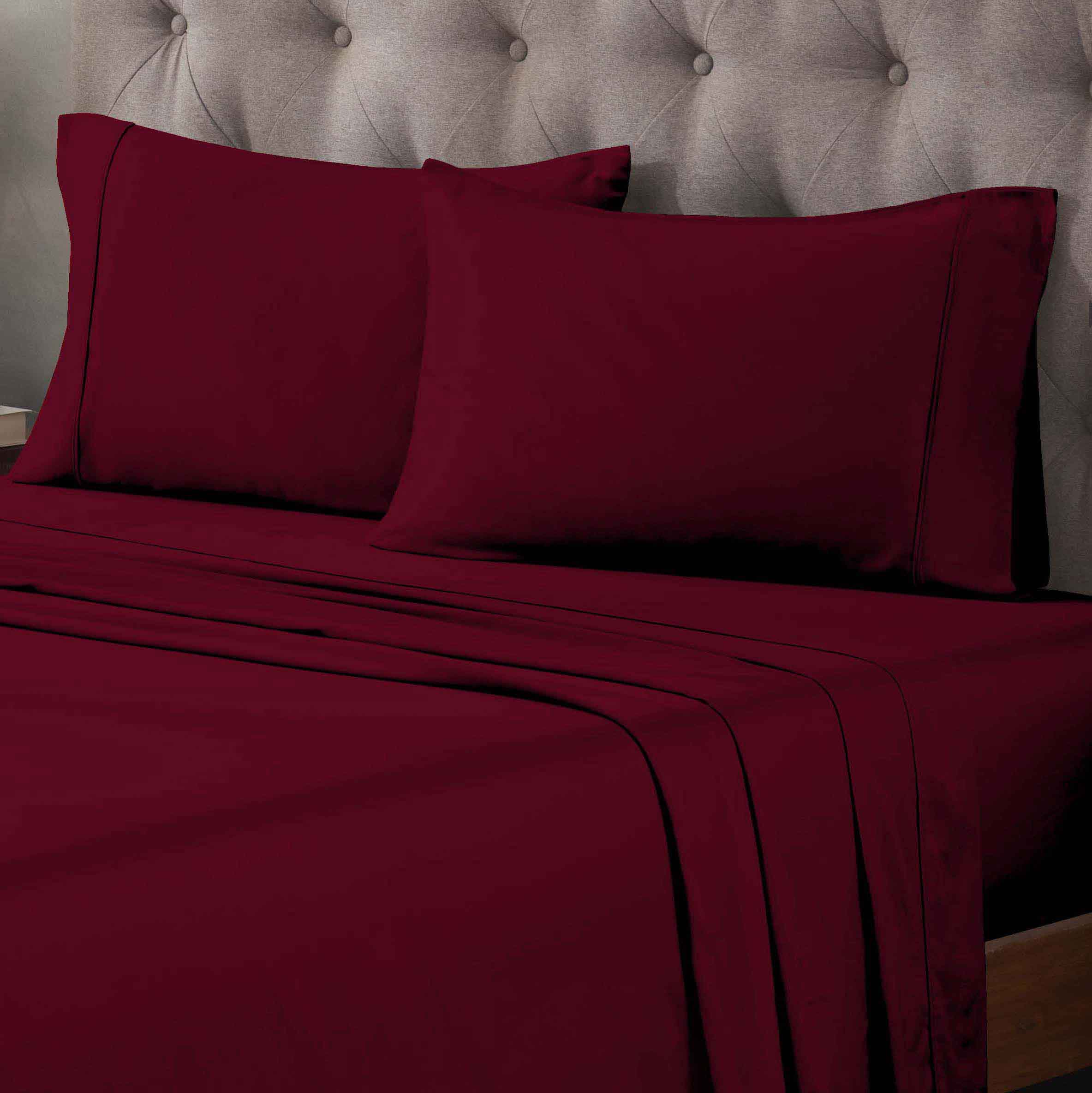Premium 400 Thread Count Egyptian Cotton Bed Sheet Set - Soft, Breathable & Durable for Luxury Bedroom Comfort