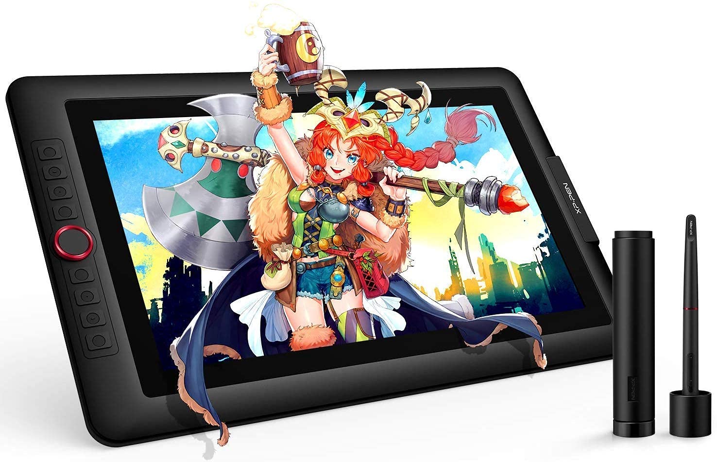 XP-PEN Artist15.6 Pro 15.6 Inch Digital Drawing Tablet with Screen - Graphic Monitor for Digital Art, Animation & Design | Includes AC18 Adjustable Metal Stand | Perfect for Artists, Illustrators & Designers Working from Home or Studio