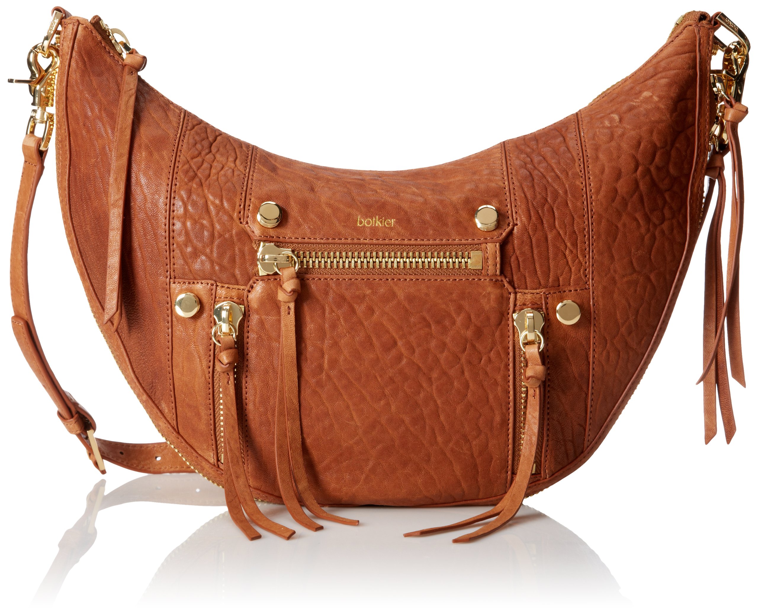 Botkier NY Logan Mini Hobo Shoulder Bag - Stylish Crossbody Purse for Women, Compact Leather Handbag with Adjustable Strap, Perfect for Work, Travel & Everyday Use