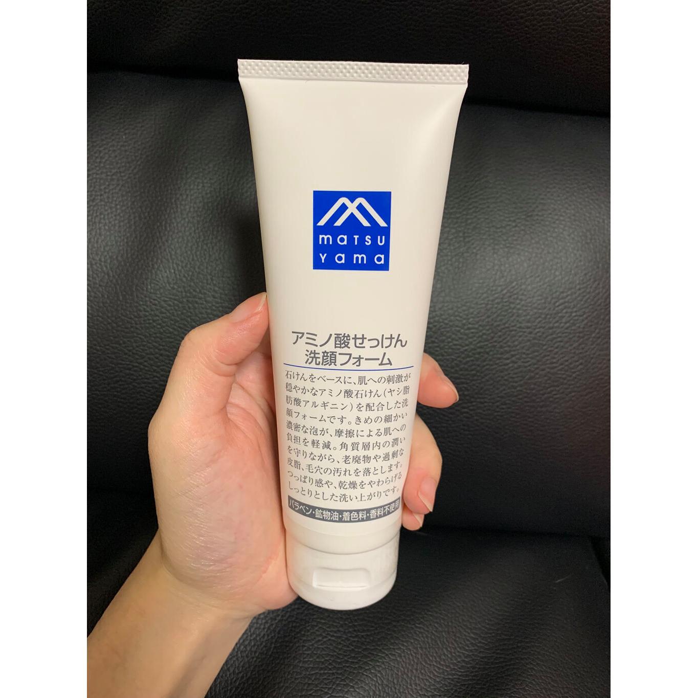 Matsuyama M Mark Amino Acid Face Wash Foam 120g - Gentle Cleansing for Sensitive Skin, Daily Skincare Routine, Japanese Beauty Essential