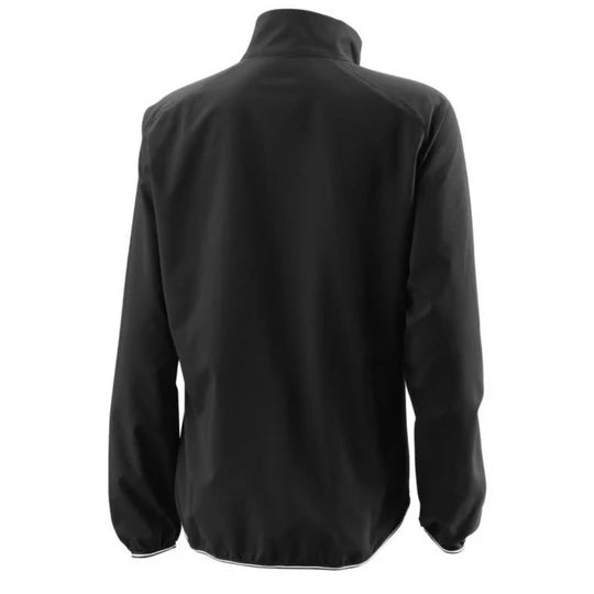Wilson Women's Team II Woven Jacket - Black | Lightweight Athletic Jacket for Running, Tennis & Outdoor Sports