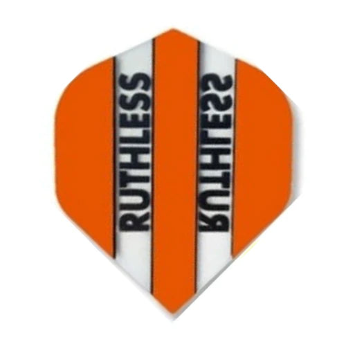 Ruthless Plain Darts Flights - Standard Shape for Steel Tip & Soft Tip Darts - Perfect for Casual Play, Tournaments & Practice at Home or Bar