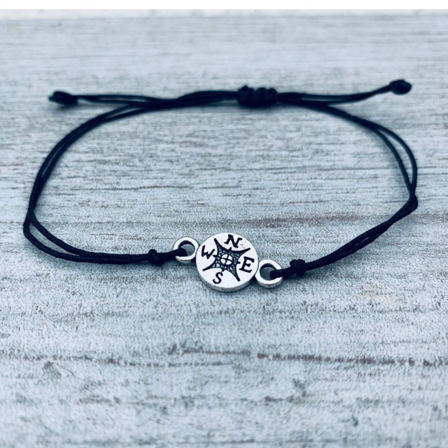 Soul Sister Matching Bracelets for 2 - Best Friend & Sister Infinity Jewelry Set with Compass Charm | Long Distance Friendship Bracelet Gift for Women | Perfect for Anniversaries, Birthdays & Sister Trips