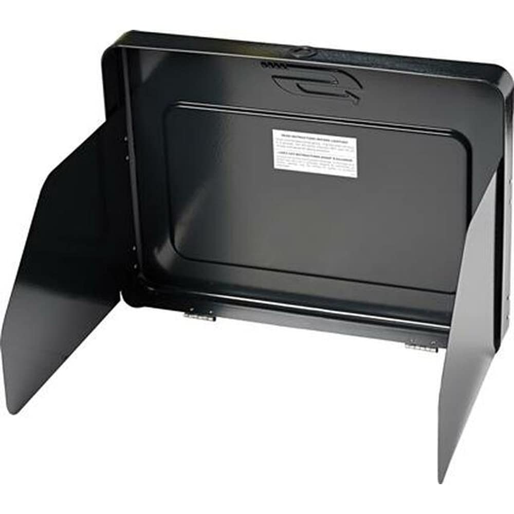 Suburban 3065ABK 2-Burner Black Cooktop Cover - Durable Stove Top Protector for RV, Camper & Outdoor Cooking - Perfect for Travel Trailers & Camping Trips
