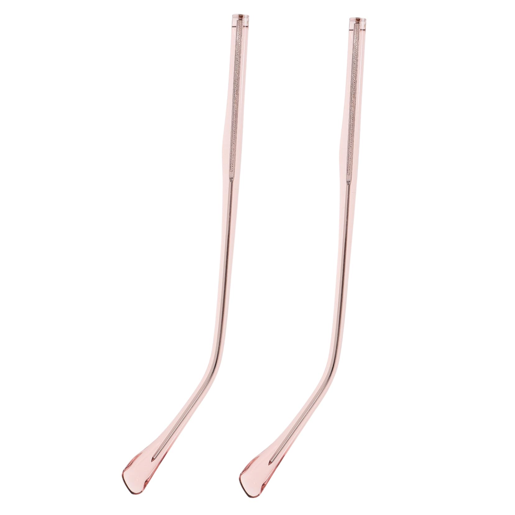 STOBOK Rose Gold Metal Glasses Repair Kit - 1 Pair of Glasses Accessories for Broken Frames, Nose Pads & Screws - Perfect for Eyeglass, Sunglass & Reading Glass Fix at Home or Travel