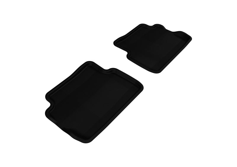 3D MAXpider Kagu Custom Fit Floor Mats for 2008-2011 Ford Focus - 2nd Row, All-Weather Protection, Non-Slip Black Car Mats - Perfect for Daily Commute, Road Trips & Family Use
