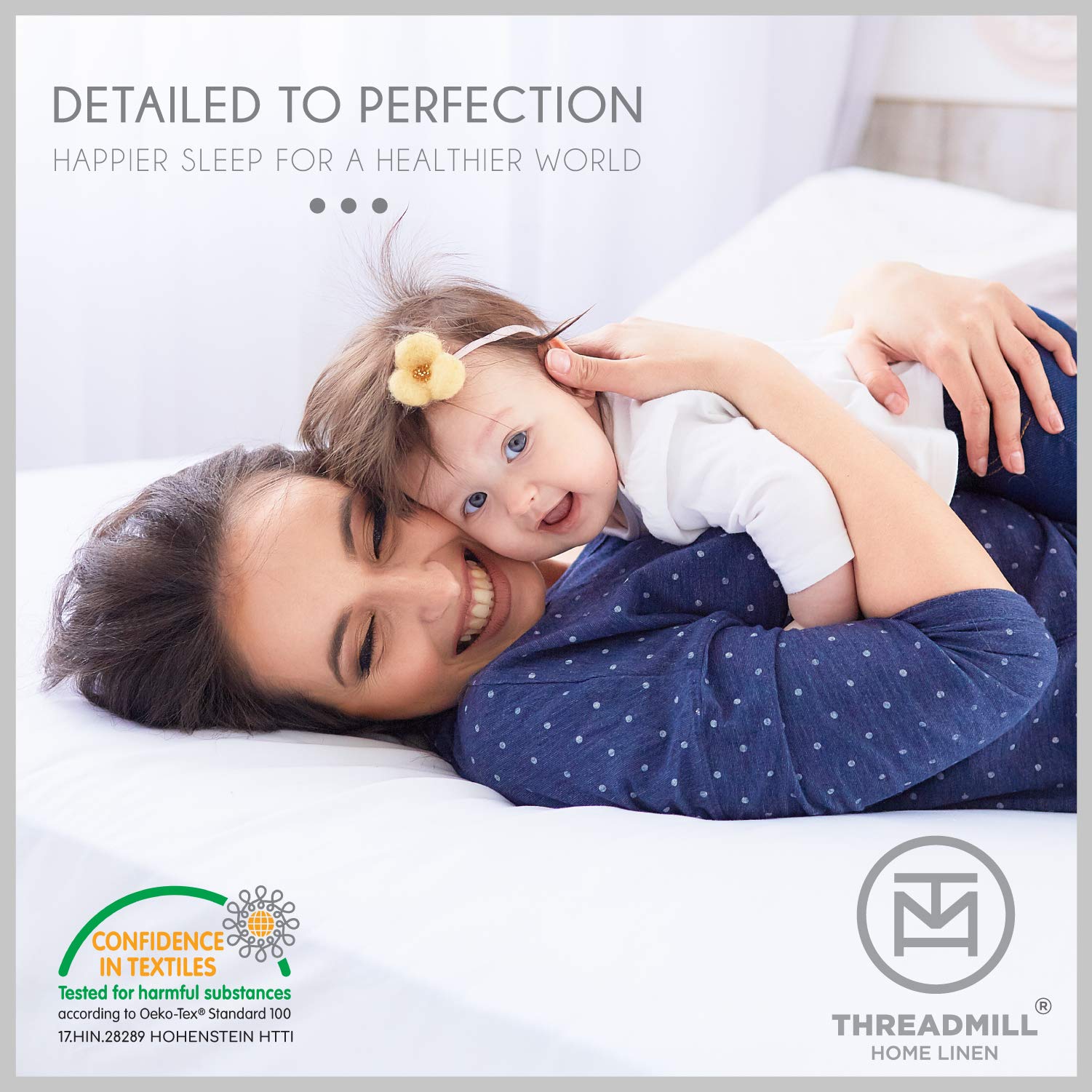 Premium 100% Cotton Twin Sheet Set - Soft & Breathable Damask Jacquard Sateen Bedding with 16