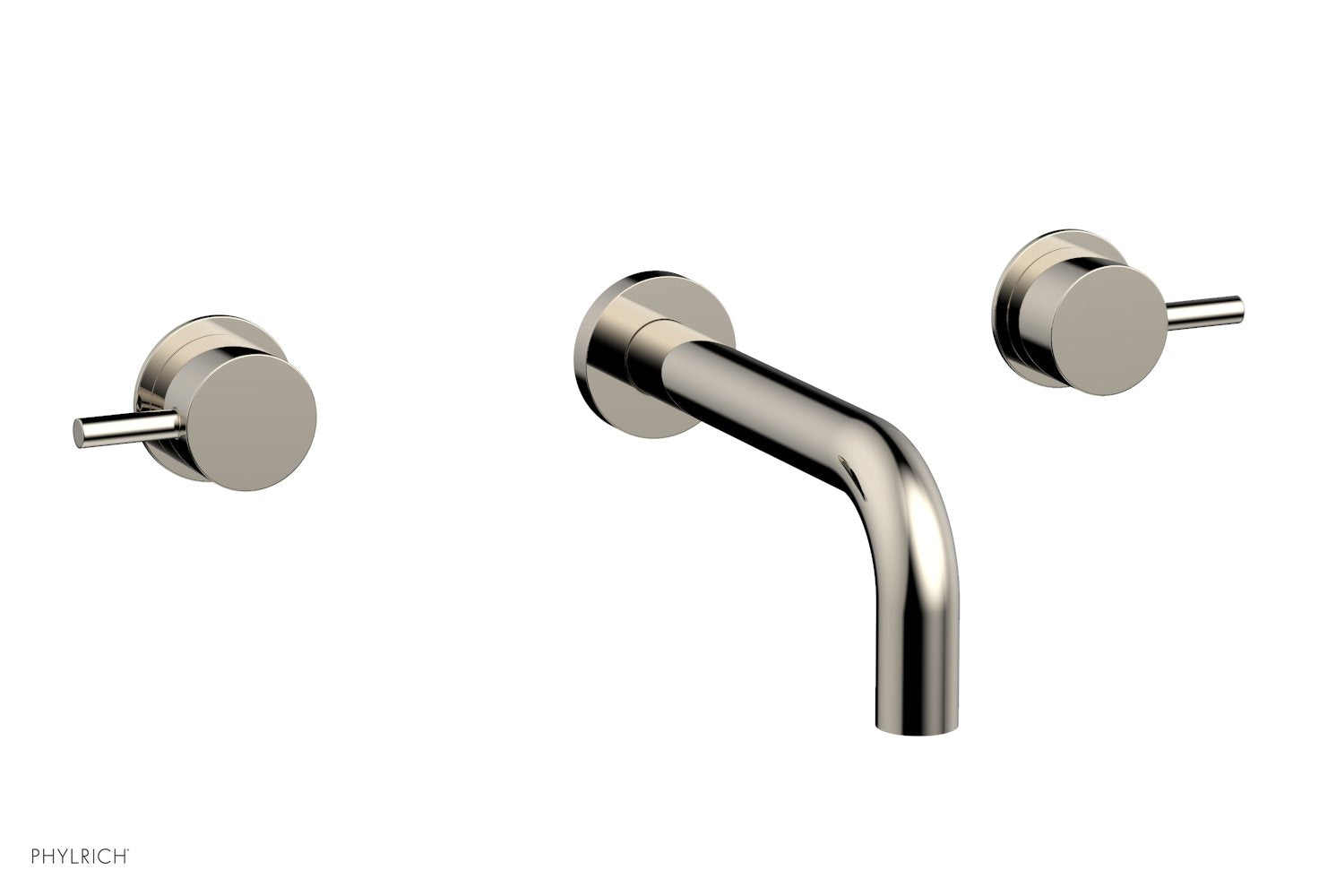BASIC II Wall Mount Tub Faucet Set with Lever Handles - 230 59 - Perfect for Bathroom Renovation and Modern Home Decor