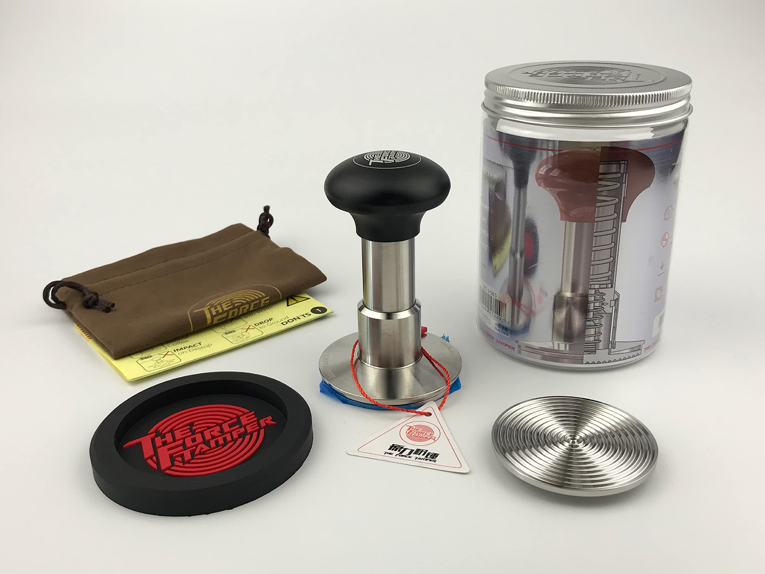 Premium Automatic Coffee Tamper with Adjustable Pressure & Auto-Leveling - 54.00mm Jelly Base - Perfect for Espresso Bars, Home Brewing & Professional Baristas