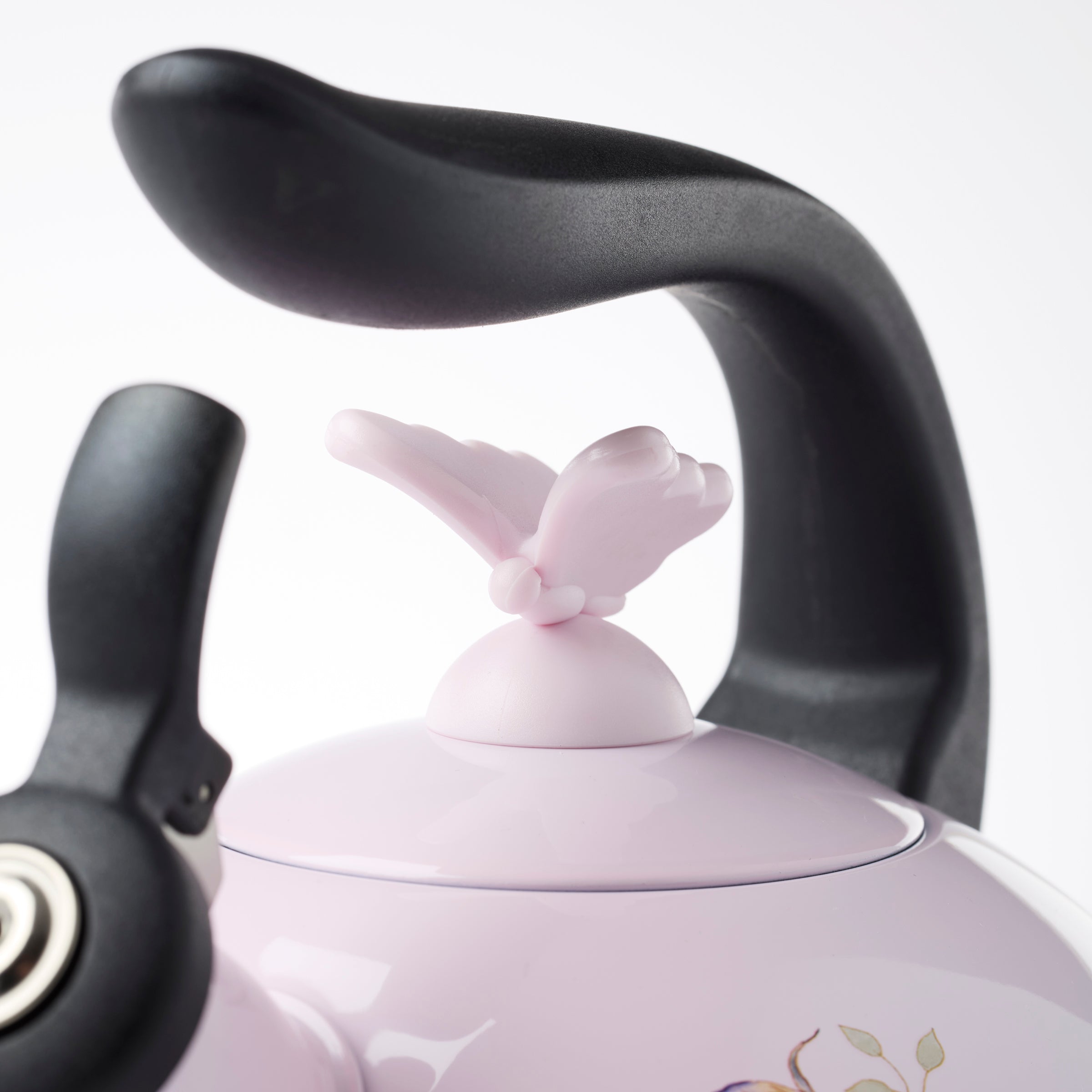 Butterfly Meadow Colors Stainless Steel Tea Kettle - 1.5L Whistling Stovetop Teapot for Home & Kitchen - Perfect for Morning Tea, Afternoon Relaxation & Hosting Guests