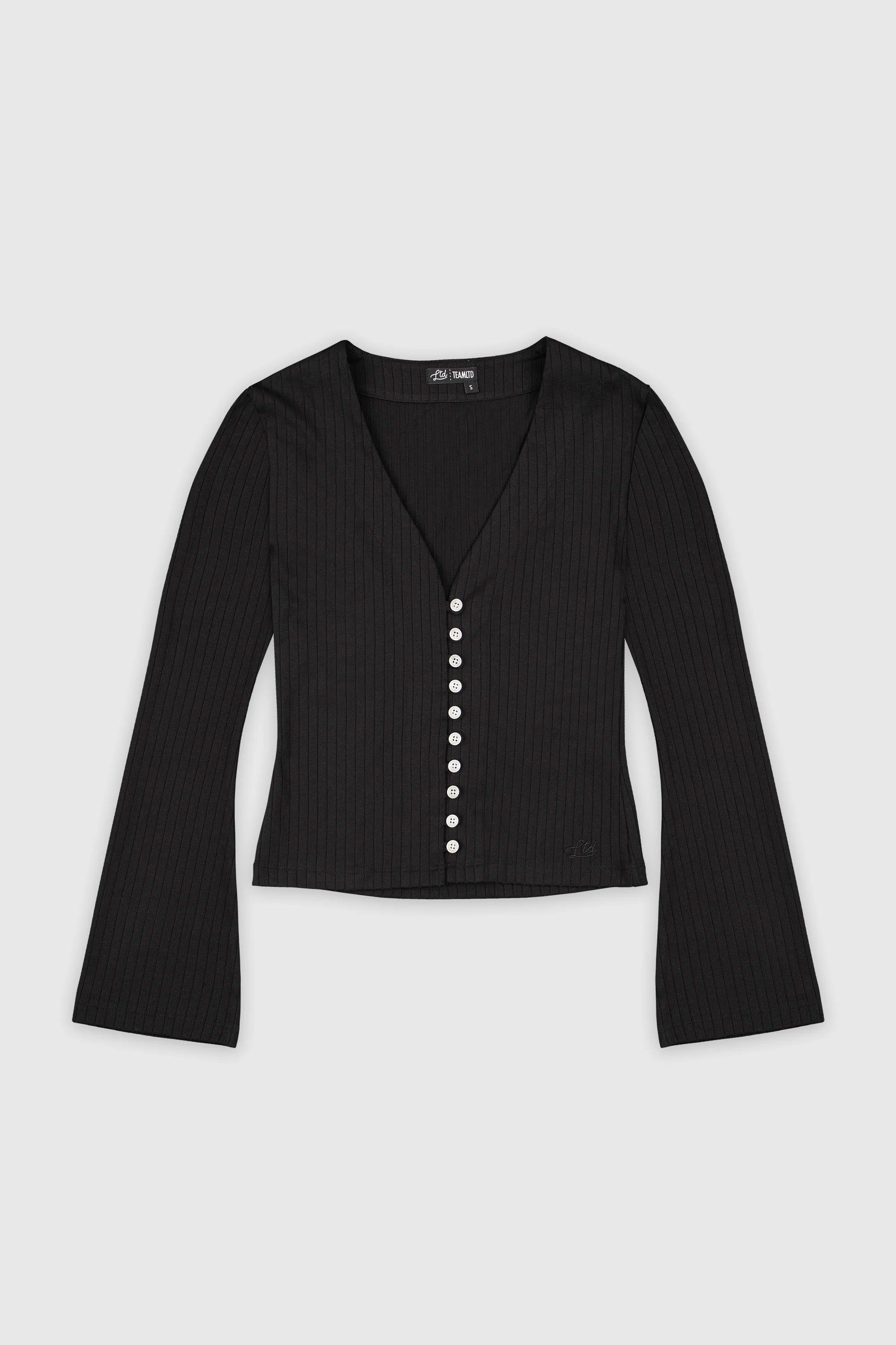 Flared Cuff Long Sleeve Blouse for Women - Elegant Bell Sleeve Tops for Office, Date Night & Special Occasions