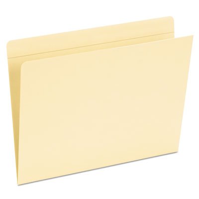 Premium Manila Pocket Folders with Straight Cut & Top Tab - Letter Size (50/Box) - Ideal for Office, School, and Document Organization