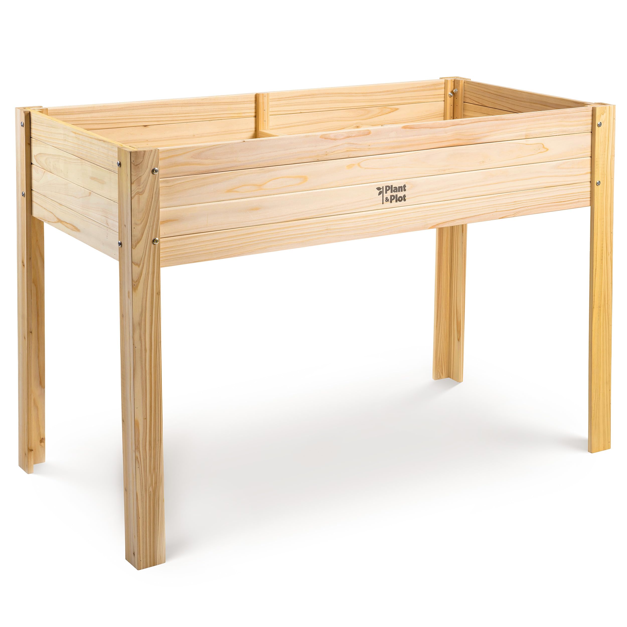 Elevated Wooden Raised Garden Bed with Legs - 48×24×33in Outdoor Planter Box for Vegetables, Flowers & Herbs - Large Wooden Gardening Bed for Backyard, Patio, Balcony & Urban Farming - Perfect for Organic Gardening & Small Space Planting
