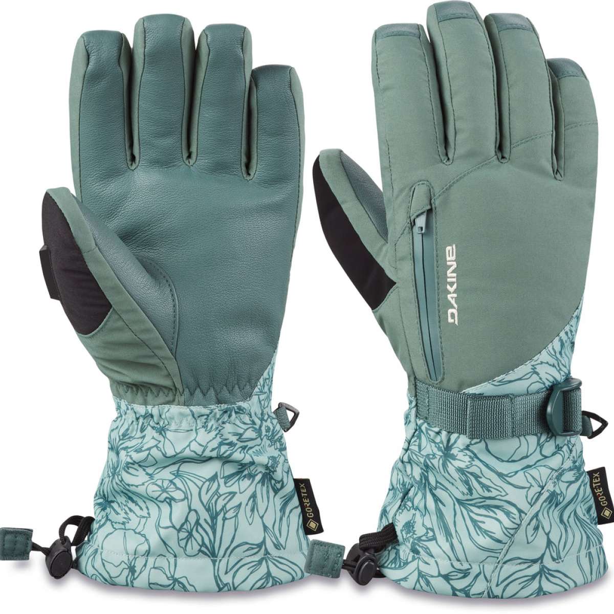 Dakine Women's Leather Sequoia GORE-TEX Gloves 2024 - Waterproof Winter Gloves for Skiing, Snowboarding & Outdoor Activities