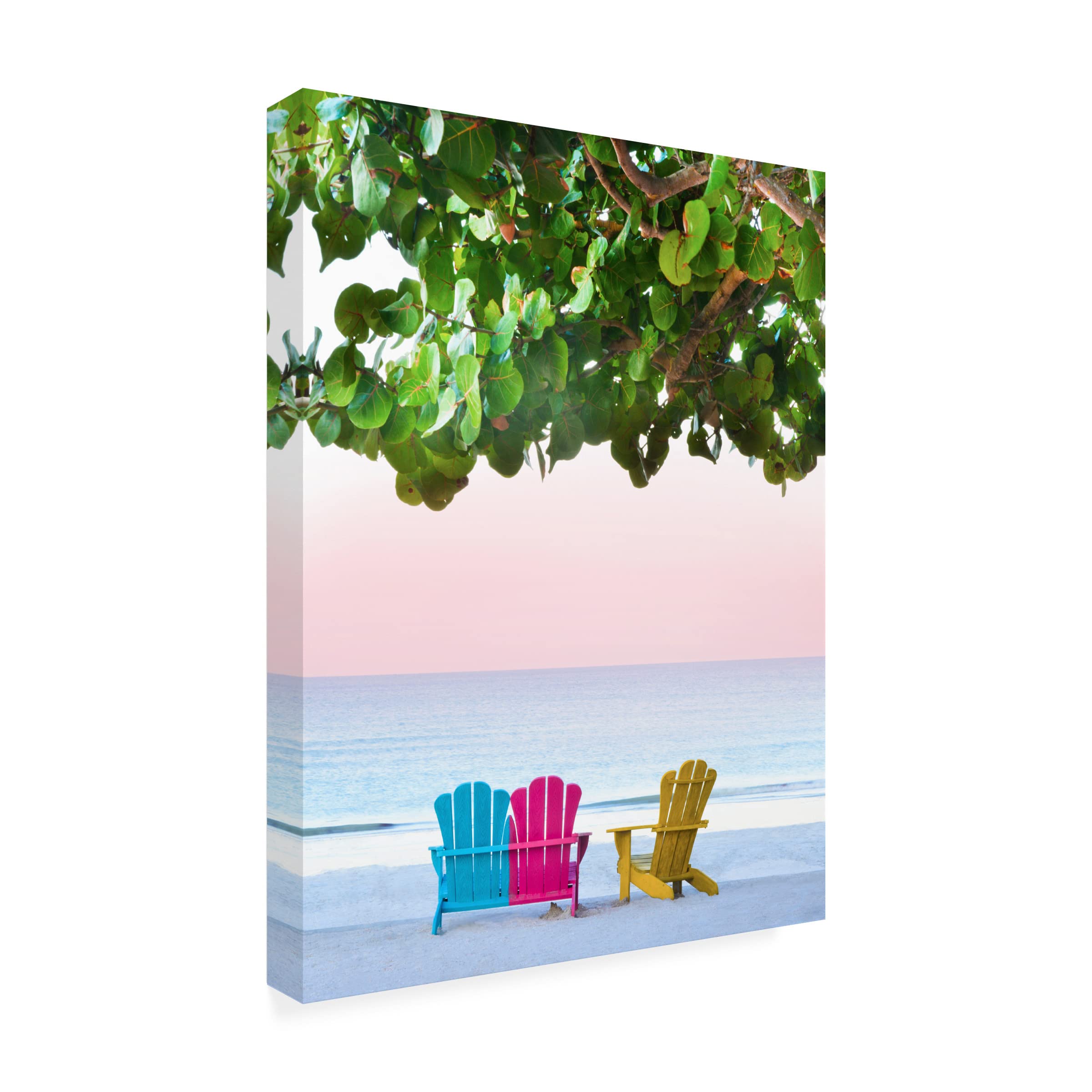Jack Reed 'Three Chairs' Canvas Wall Art Print - Modern Home Decor for Living Room, Bedroom & Office | Trademark Fine Art Collection