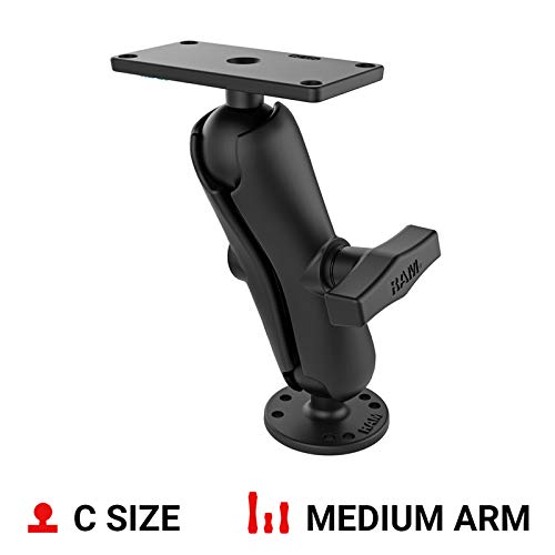RAM MOUNTS Humminbird Helix 7 GPS Ball Mount - RAM-202-24-202U with Medium Arm for Marine & Fishing Navigation