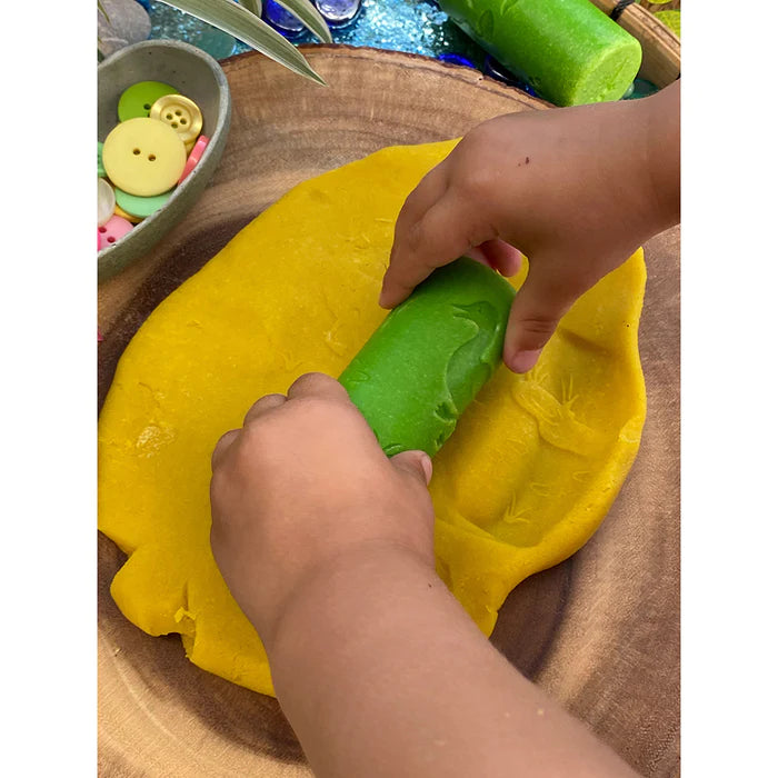 Yellow Door® Let's Roll Seasons Dough Roller Set - 4 Seasonal Textured Rolling Pins for Kids Sensory Play, Early Learning & Fine Motor Skills Development - Perfect for Playdough, Clay & Baking Activities