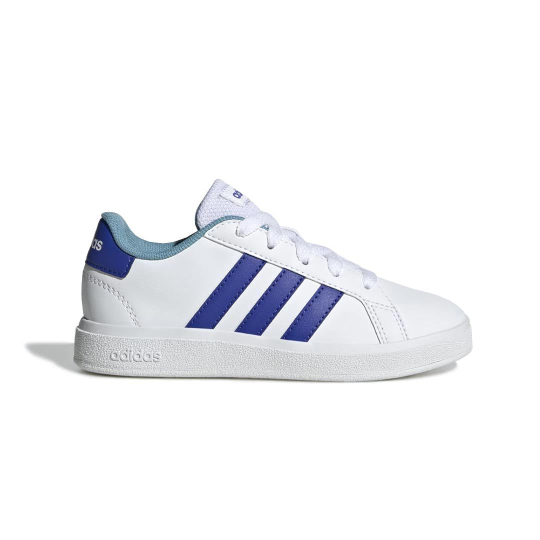 adidas Kids' Grand Court Lifestyle Tennis Shoes for Boys & Girls - Comfortable Junior Sneakers for School, Sports & Casual Wear (HP8908) | Perfect for Tennis, Running & Everyday Activities