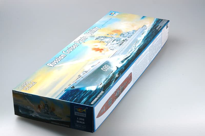 Trumpeter 1/350 Scale Russian Pyotr Velikiy Battle Cruiser Model Kit - Highly Detailed Warship Collectible for Hobbyists & Military Enthusiasts - Perfect for Display, Diorama Building & Historical Collection