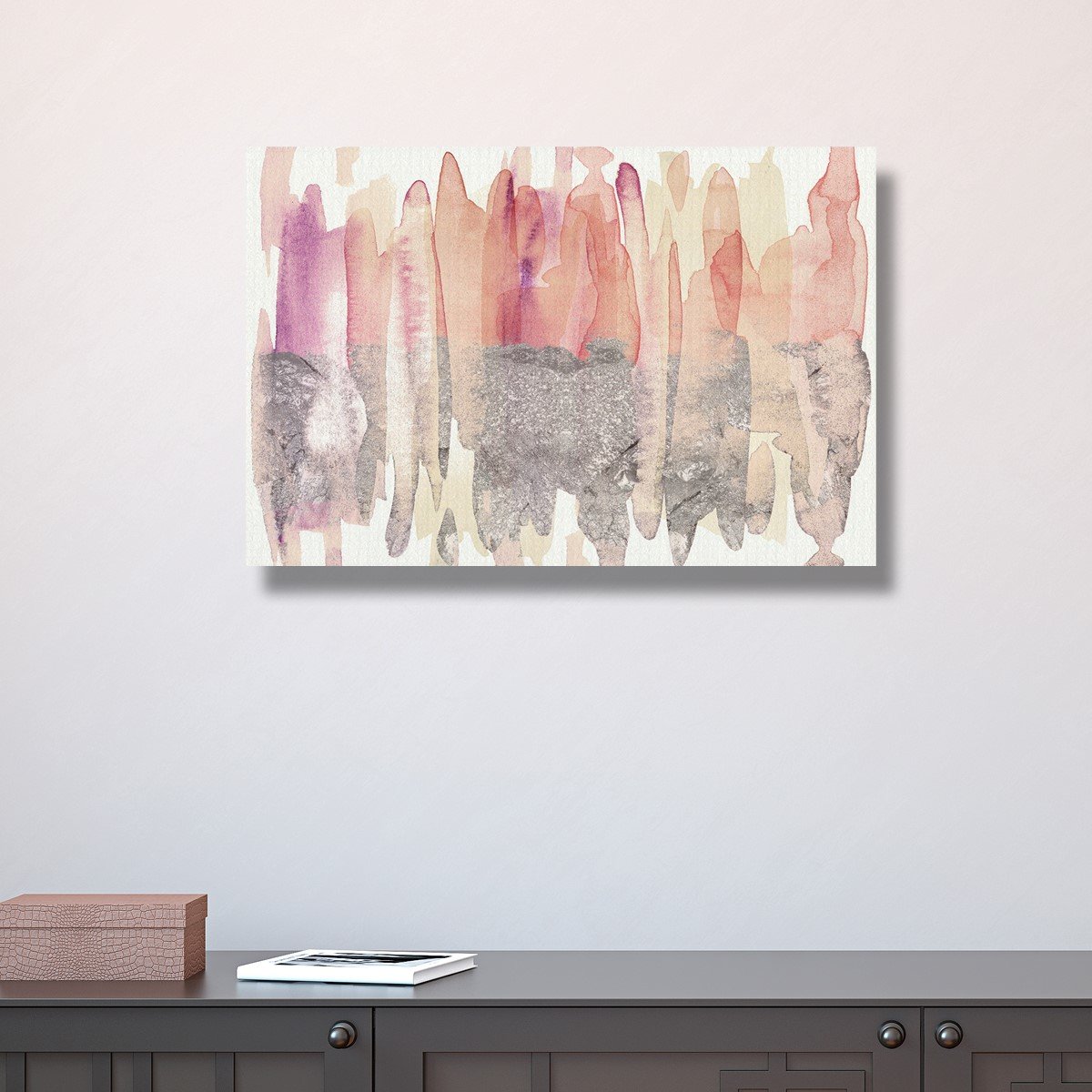 Abstract Wall Art Canvas Print 'Gala Makeup' - 24