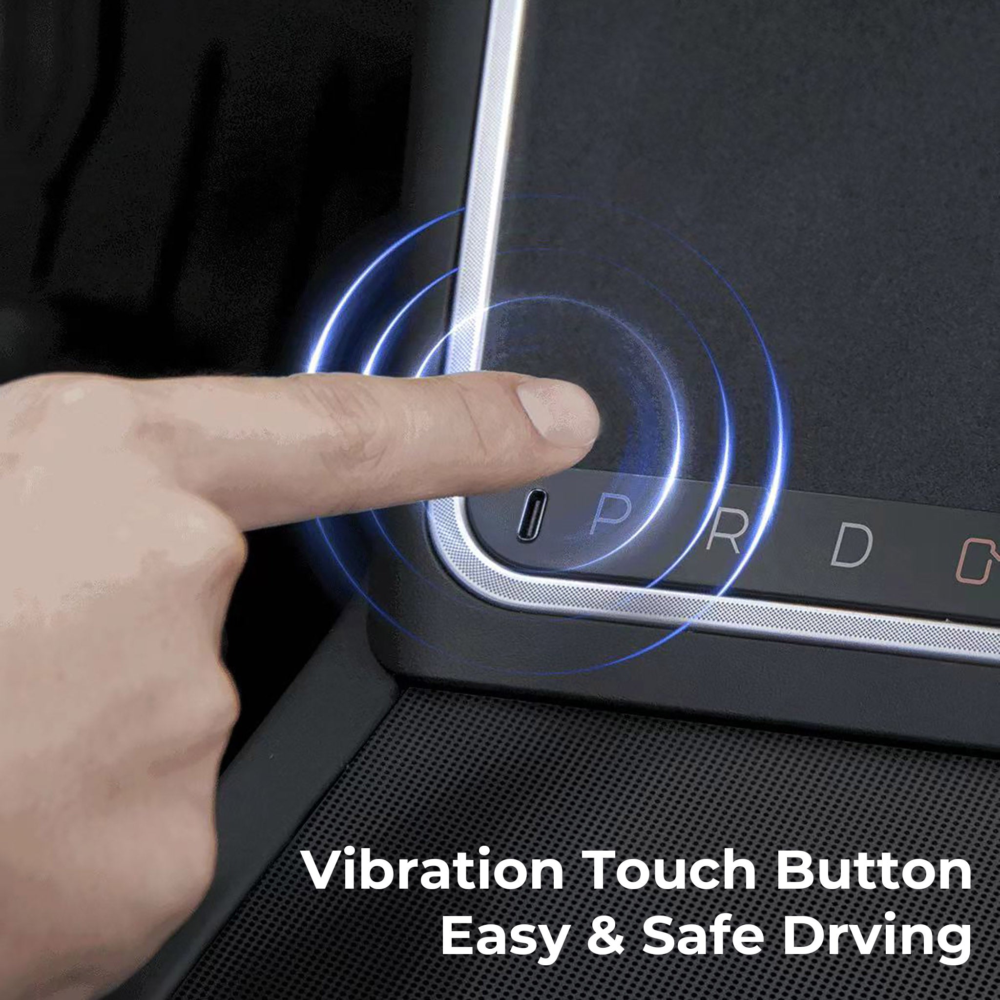 2024 Tesla Model 3 Highland Center Console Upgrade - Premium Gear Selector with Ambient LED Lighting & Smart Shortcut Buttons | Enhanced Interior for Modern Driving Experience