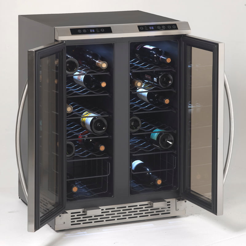 Avanti WCV38DZ 38 Bottle Dual Zone Wine Cooler Refrigerator - Perfect for Home Bars, Restaurants, and Wine Cellars