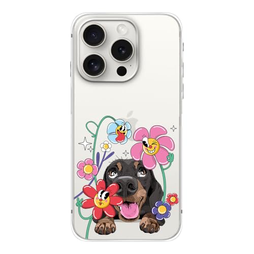 Happy Flowers w/Dog
