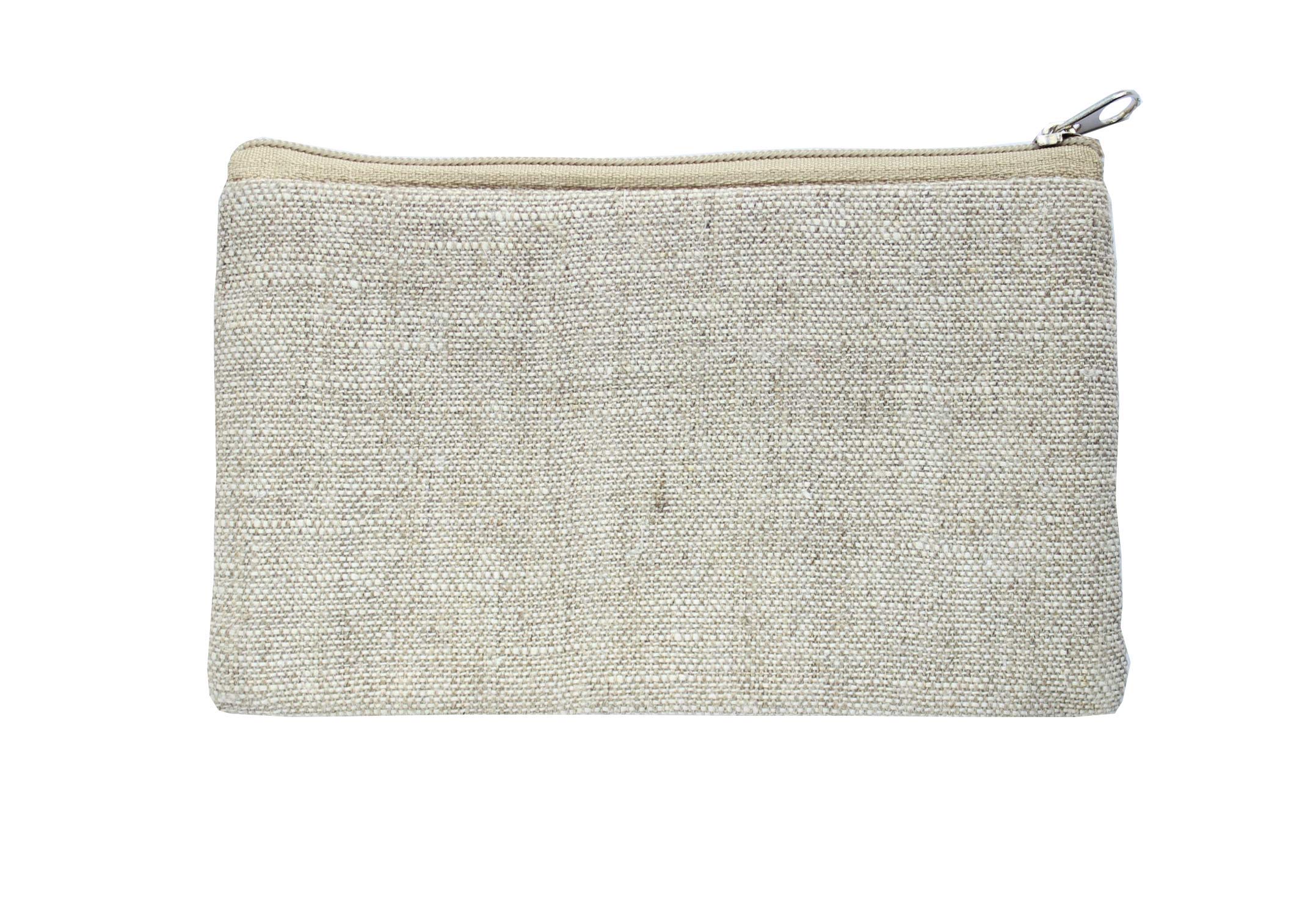 Small Coin Purse - Linen Zippered Change Wallet for Women & Men - Perfect for Coins, Cash, Cards, and Travel Essentials | Compact & Durable Money Pouch for Everyday Use, Shopping, and On-the-Go Organization