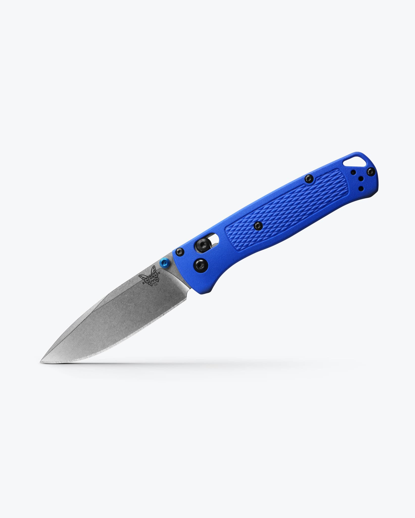 Bugout® Folding Knife with Blue Grivory® Handle - EDC Pocket Knife for Outdoor, Camping & Everyday Carry