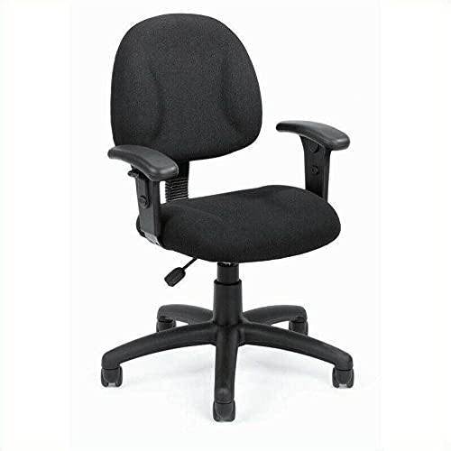 Black Adjustable Gaming Chair - Ergonomic Computer Desk Chair with Swivel for Home Office & Gaming Setup | Perfect for Work, Study, and Long Gaming Sessions