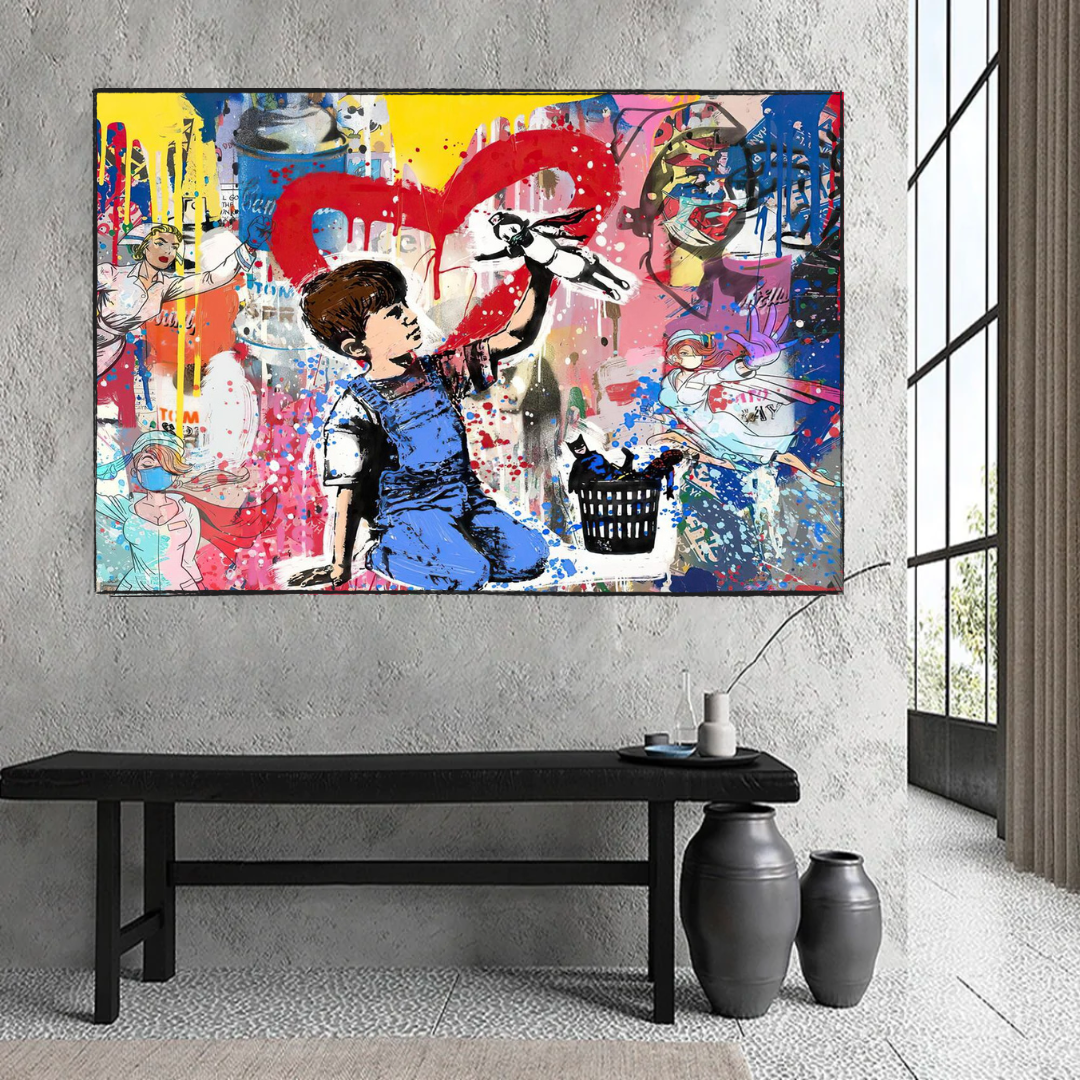 Banksy Life is Beautiful Art Collection - Limited Edition Street Art Prints for Home & Office Decor | Perfect for Urban Art Lovers & Modern Interior Design