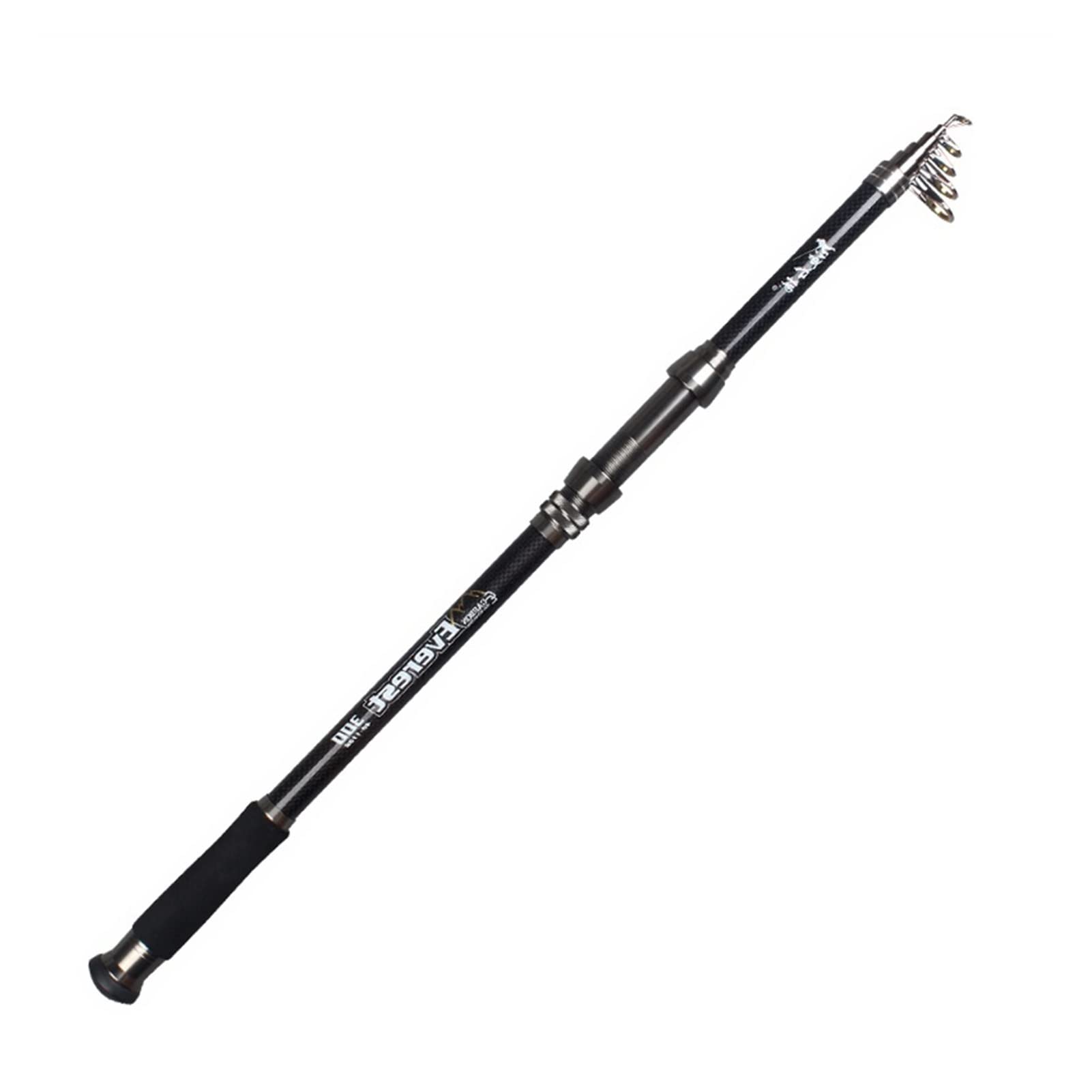 TOMYEUS High Carbon Telescopic Fishing Rod - 3.6m Portable Spinning Fishing Pole for Saltwater & Freshwater, Multi-Functional Sea Rod with Tackle Storage | Perfect for Beach Fishing, Boat Angling & Outdoor Adventures