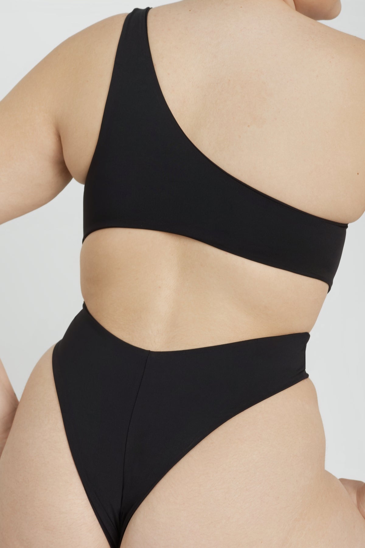 Maddox One Piece Swimsuit for Women - Black | High Waisted Bathing Suit for Beach, Pool & Summer Vacations